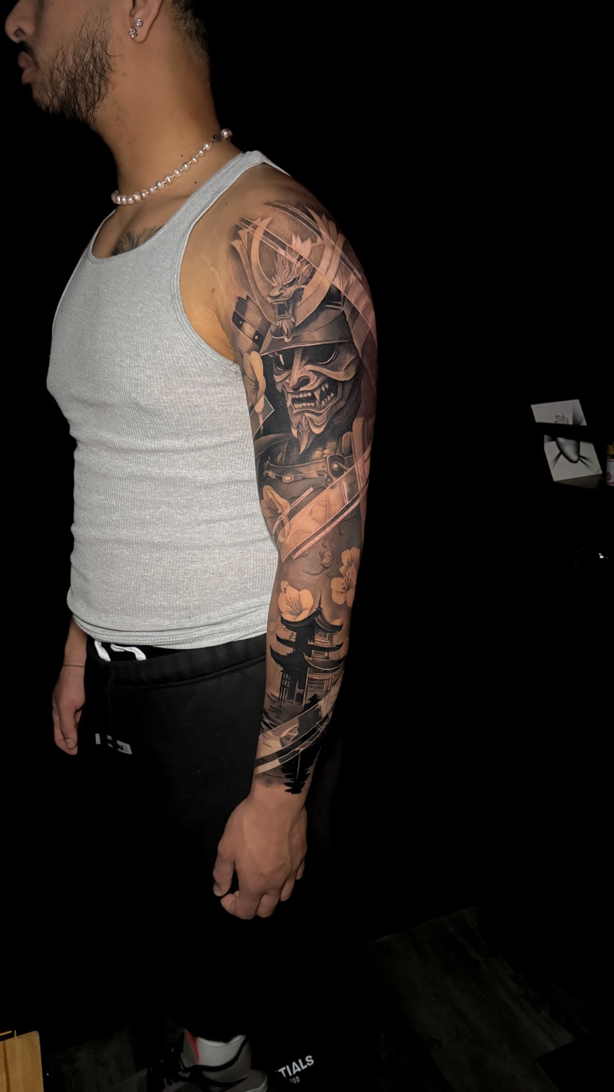 Samurai sleeve variation 1 – 3 day session