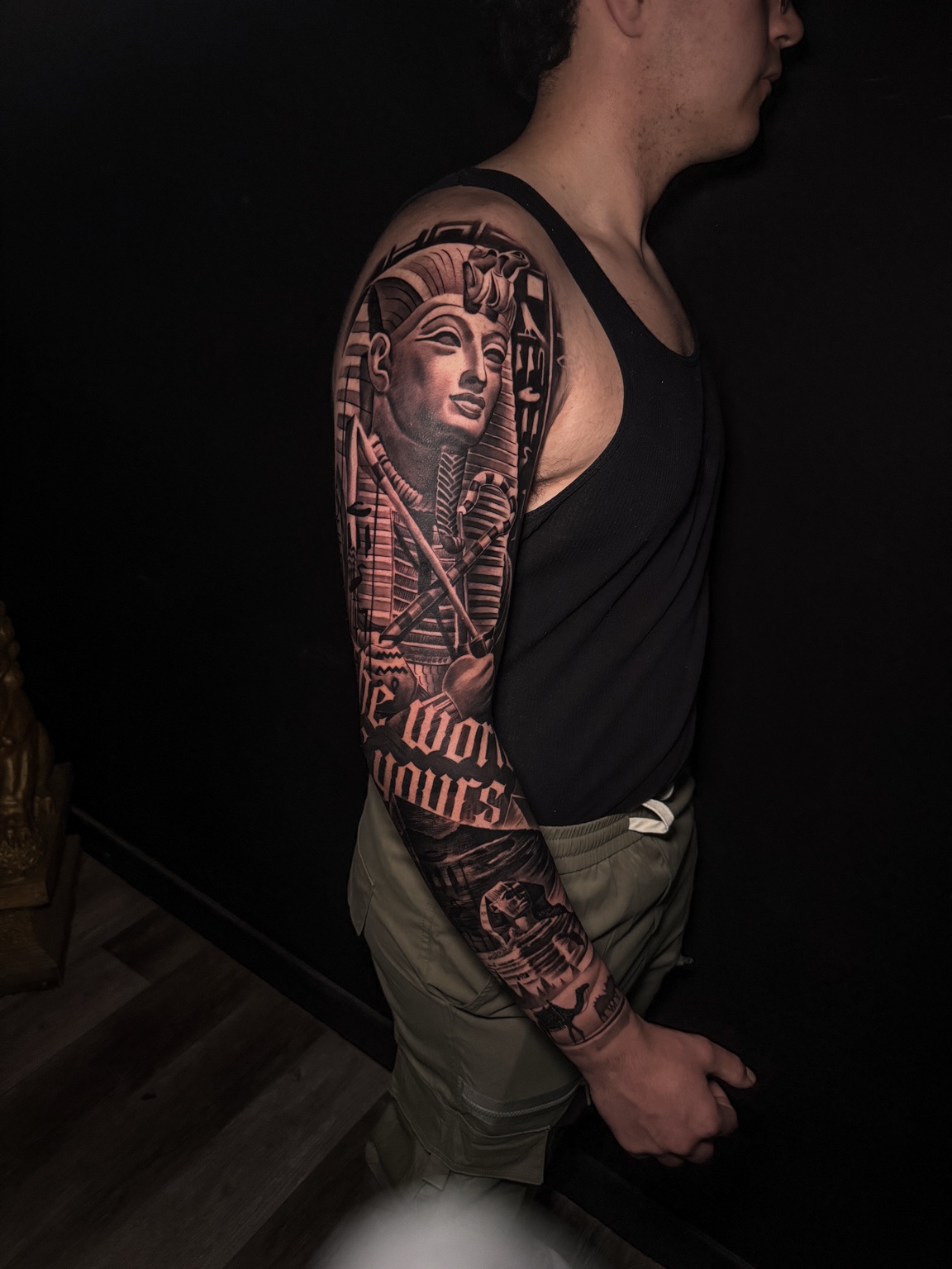 Egyptian themed sleeve – 3 day session