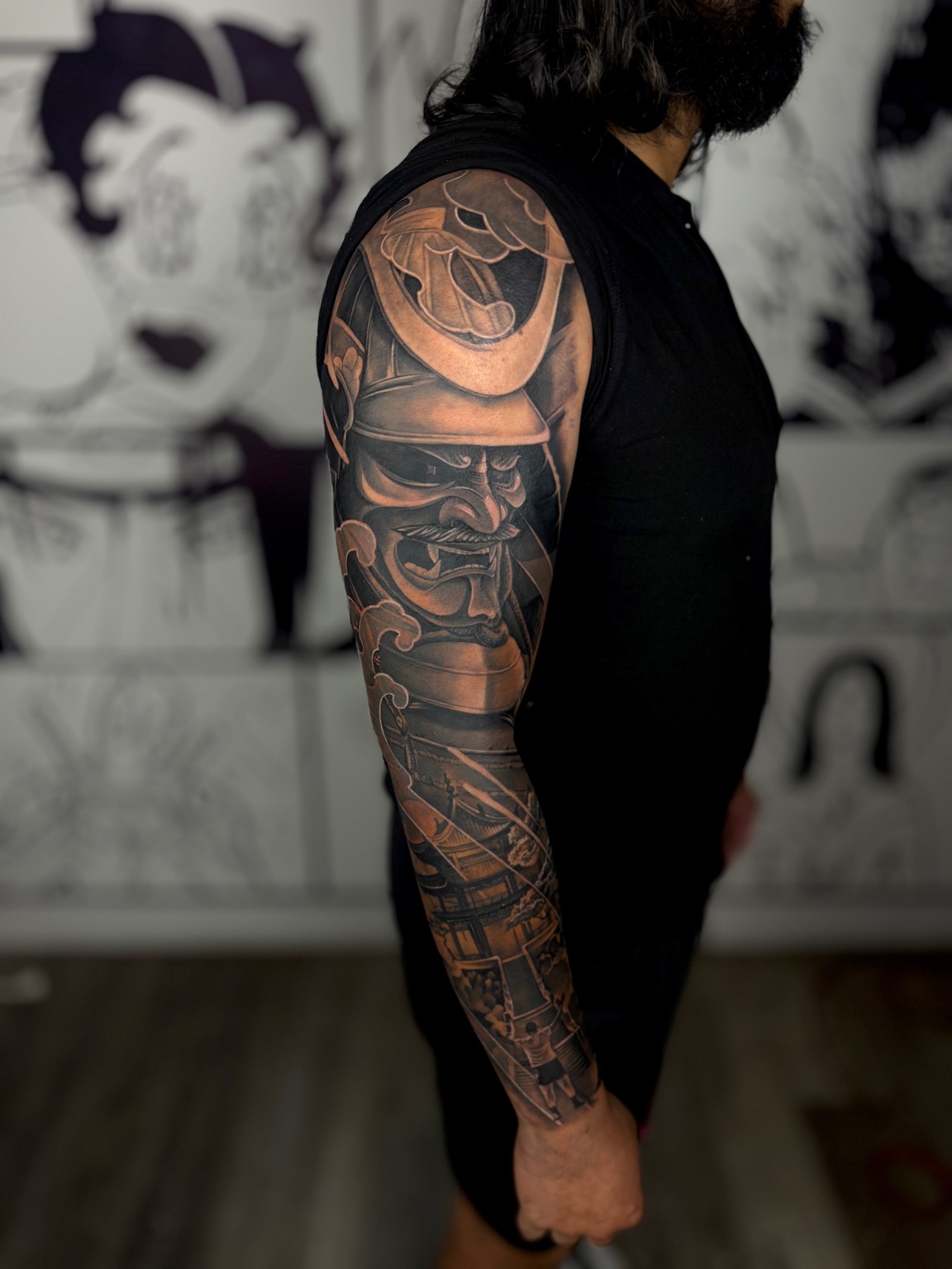 Samurai sleeve variation 2 – 3 day session